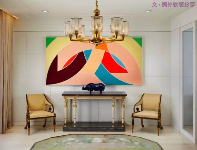 你的房子為什么土？因?yàn)樯倭艘环@樣的藝術(shù)畫-別墅設(shè)計(jì),軟裝設(shè)計(jì),室內(nèi)設(shè)計(jì),豪宅設(shè)計(jì),深圳例外軟裝設(shè)計(jì)公司