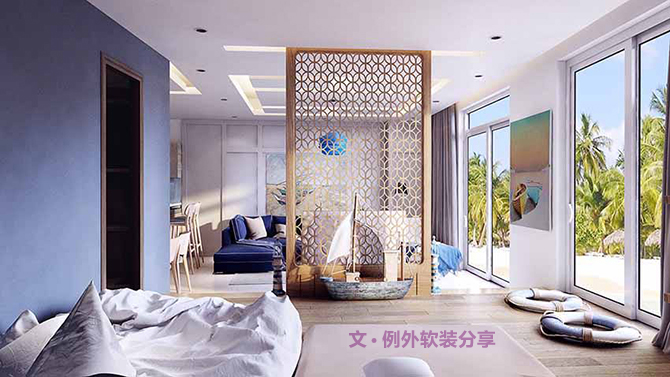 玩轉海灘度假風，美式也可以如此輕快-別墅設計,軟裝設計,室內設計,豪宅設計,深圳例外軟裝設計公司